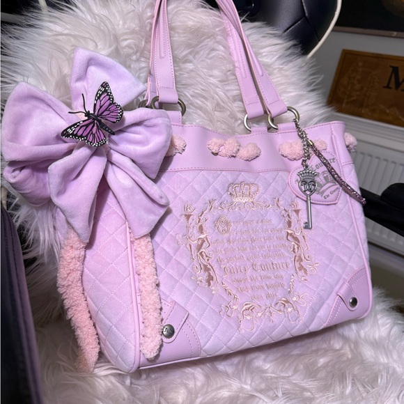 Custom 💜 Lavender + Blush Butterfly Juicy Couture Daydreamer . Juicy Tale. Y2K - Picture 2 of 9